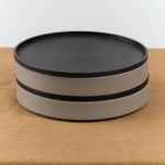 Stacked Large Richlite Tray in Black