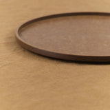 Closeup of Large Richlite Tray in Dark Brown