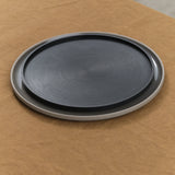 Angled view of Large Richlite Tray in Black