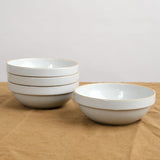 Stackable Hasami Porcelain Small Bowls in Gloss Gray