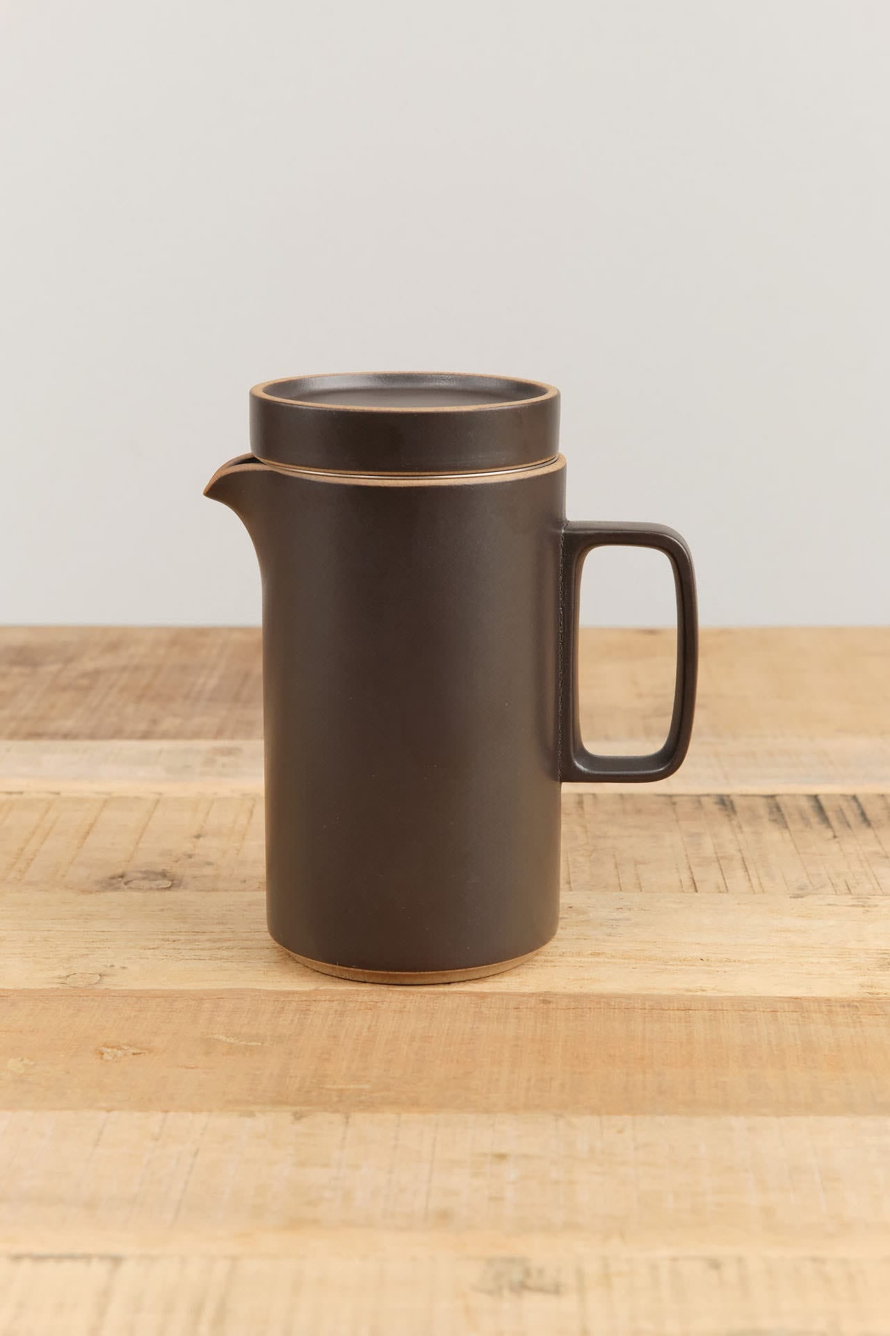 Hasami Porcelain Home CoffeeTea Tall Tea Pot Black / 3 3/8" Dia X 6.5" H