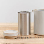 Hasami Porcelain Home CoffeeTea Tall Tea Pot Gloss Gray