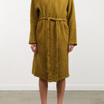 Hawkins New York Apparel Womens Lounge Simple Waffle Bathrobe in Bronze