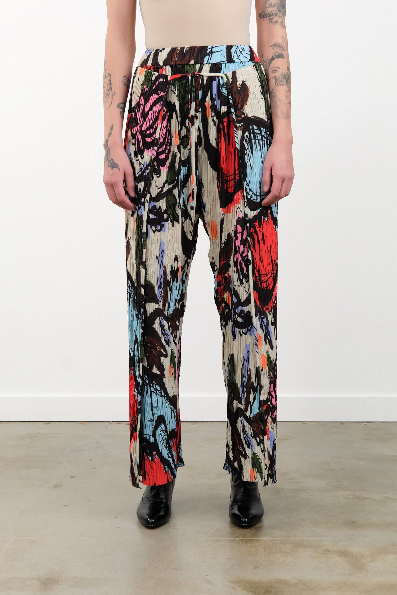 Henrik Vibskov Apparel Womens Pants Fold Plisse Pants