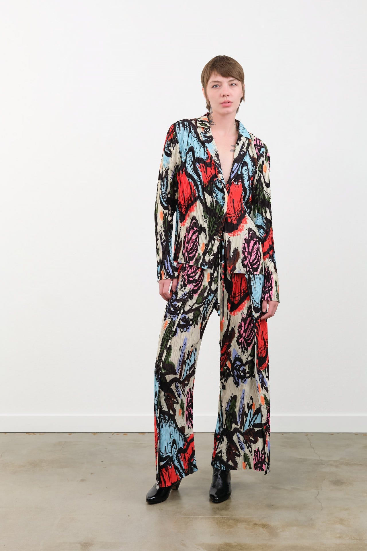 Henrik Vibskov Apparel Womens Pants Fold Plisse Pants