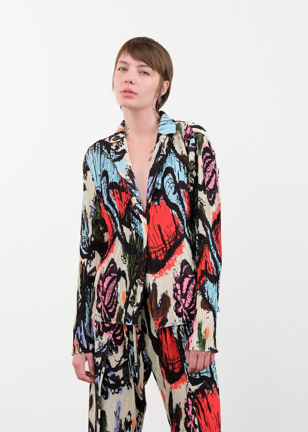 Henrik Vibskov Apparel Womens Outerwear Plisse Blazer