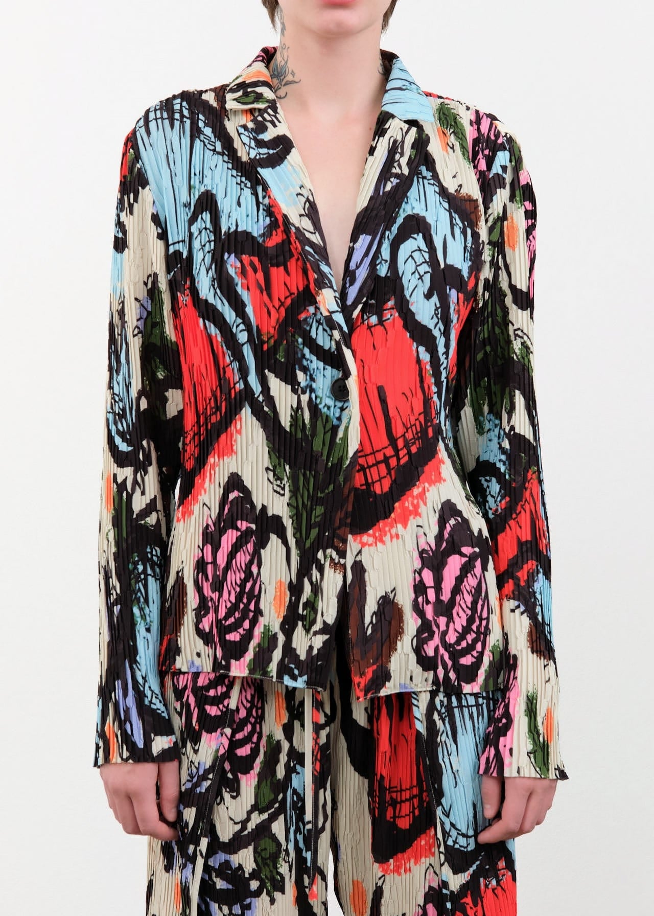 Henrik Vibskov Apparel Womens Outerwear Plisse Blazer