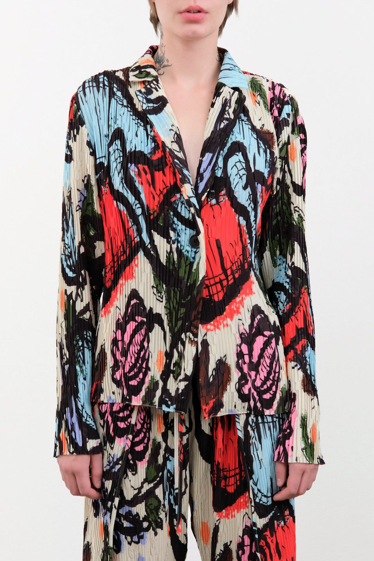 Henrik Vibskov Apparel Womens Outerwear Plisse Blazer