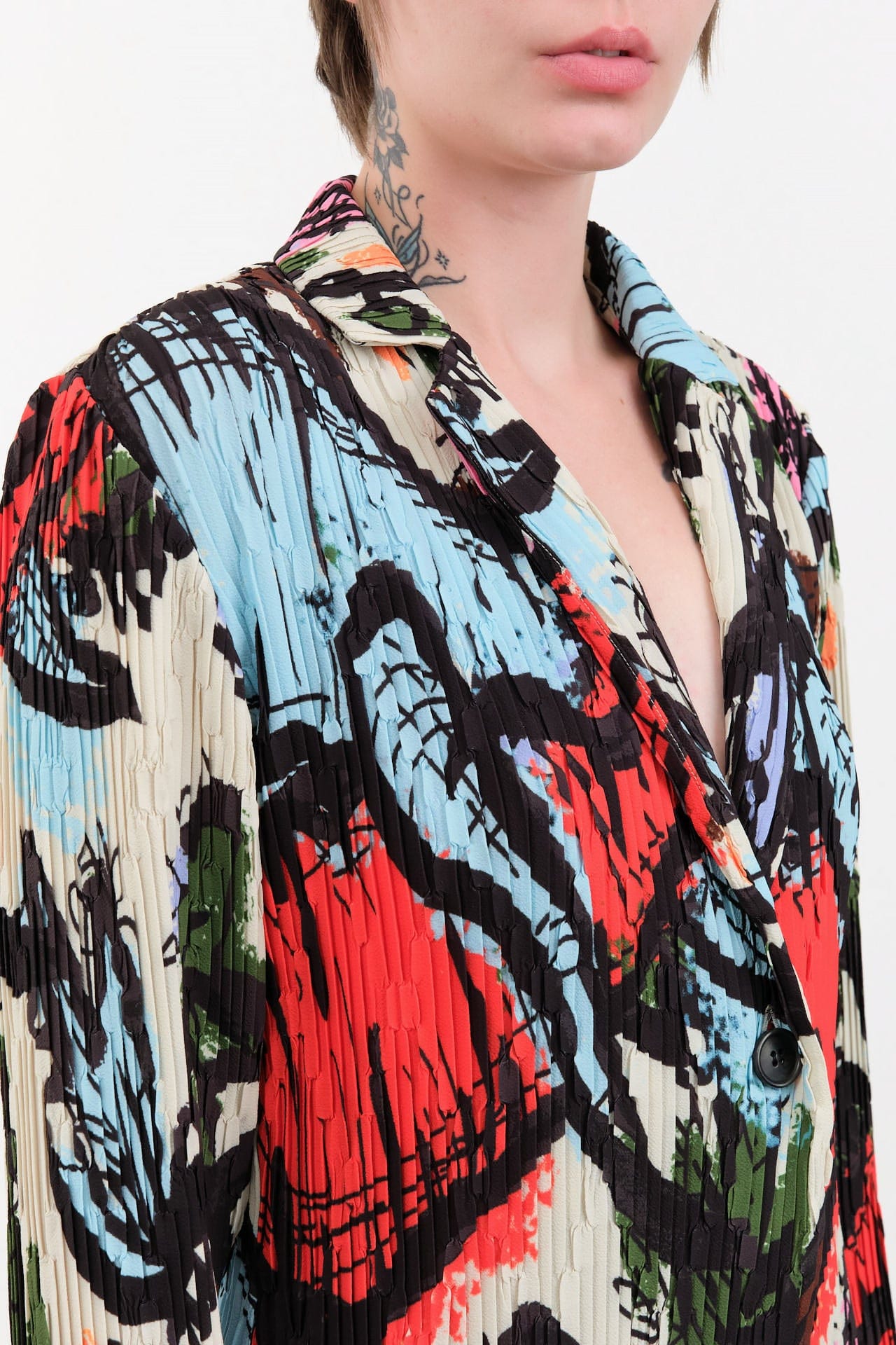 Henrik Vibskov Apparel Womens Outerwear Plisse Blazer