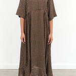 Pump Dress by Henrik Vibskov in Beige and Black Checks 