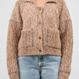 Stitch Cardigan in Fall Mix by Henrik Vibskov