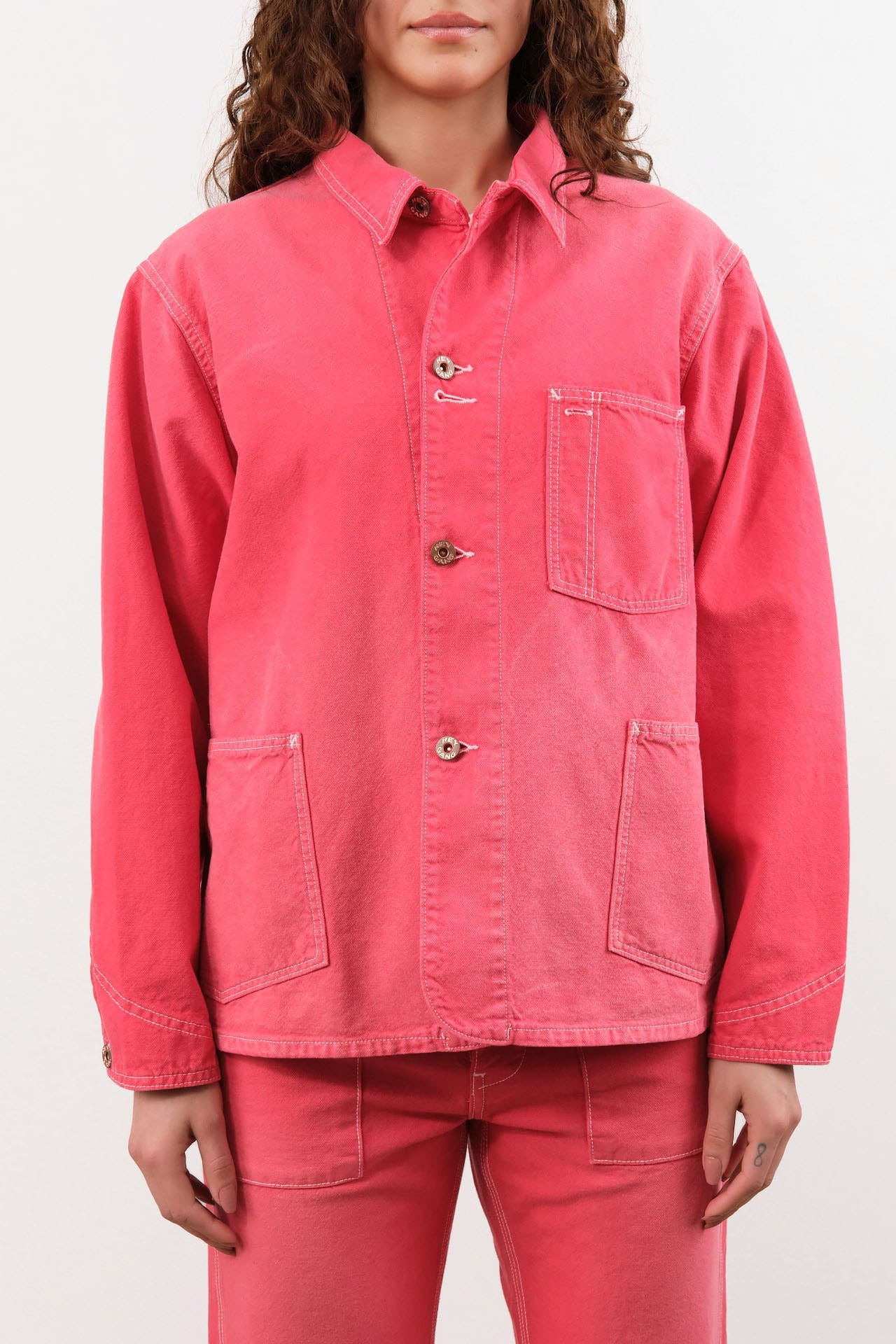Hey Gang Apparel Womens Outerwear The Barn Coat in Faded Red