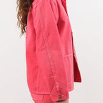 Hey Gang Apparel Womens Outerwear The Barn Coat in Faded Red