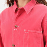 Hey Gang Apparel Womens Outerwear The Barn Coat in Faded Red