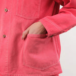 Hey Gang Apparel Womens Outerwear The Barn Coat in Faded Red
