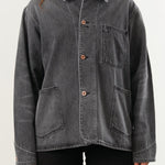 Hey Gang Apparel Womens Jackets The Barn Coat in Jett Wash