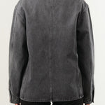 Hey Gang Apparel Womens Jackets The Barn Coat in Jett Wash