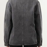 Hey Gang Apparel Womens Jackets The Barn Coat in Jett Wash