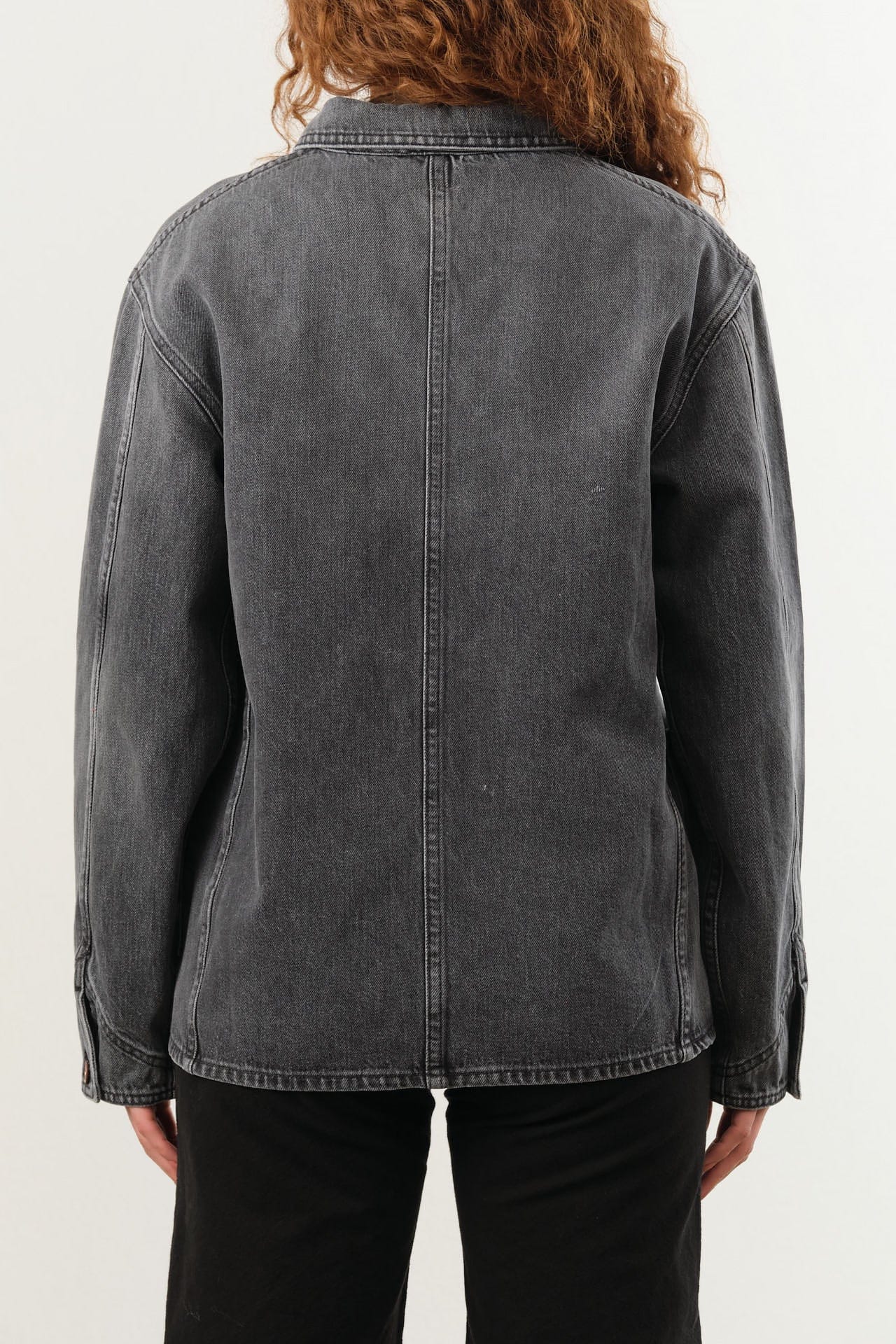 Hey Gang Apparel Womens Jackets The Barn Coat in Jett Wash