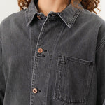 Hey Gang Apparel Womens Jackets The Barn Coat in Jett Wash