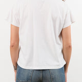 Hey Gang Apparel Womens Blouses The Boxy V-Neck in White