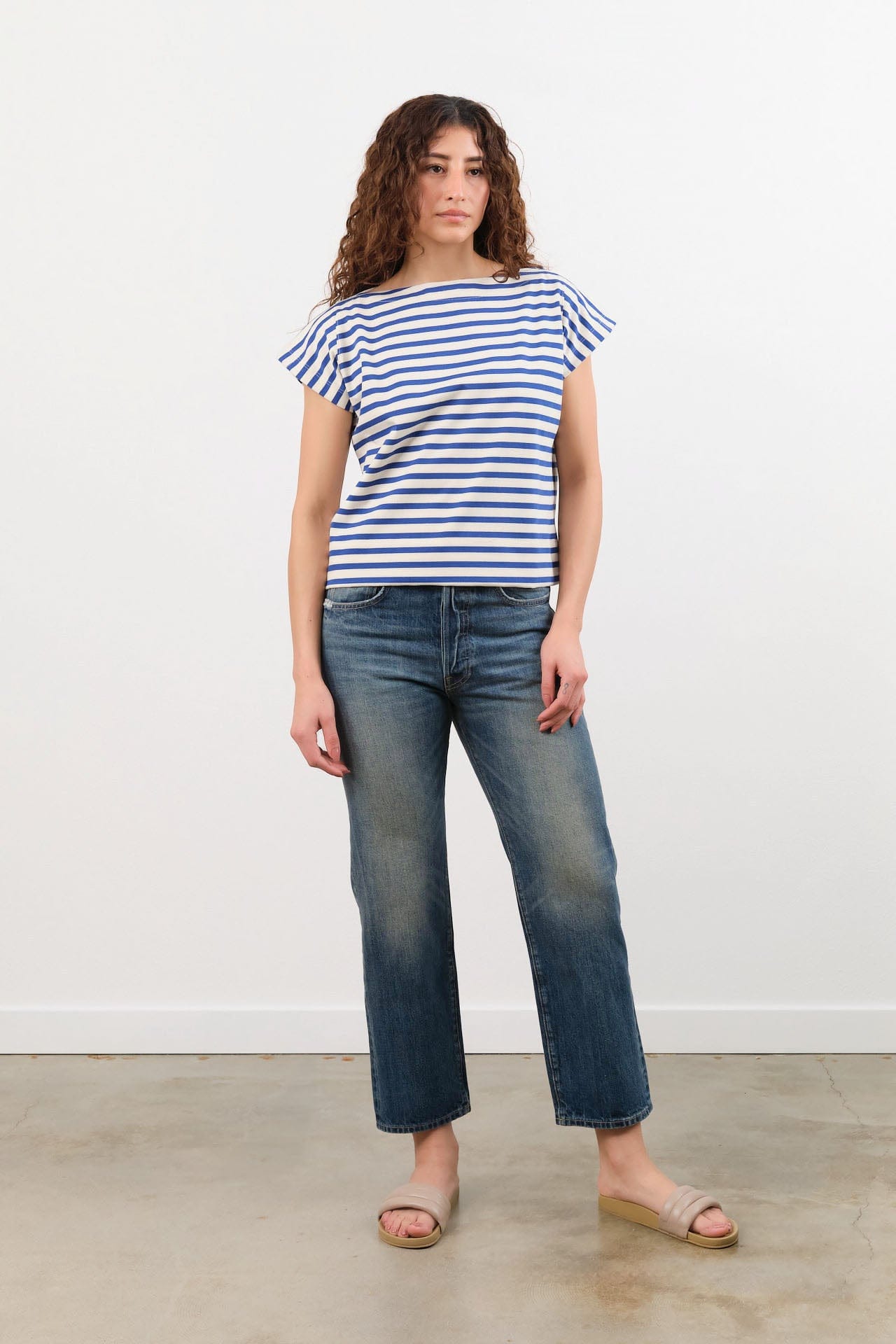 Hey Gang Apparel Womens Denim The Loose Crop Selvedge Jeans
