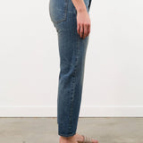 Hey Gang Apparel Womens Denim The Loose Crop Selvedge Jeans