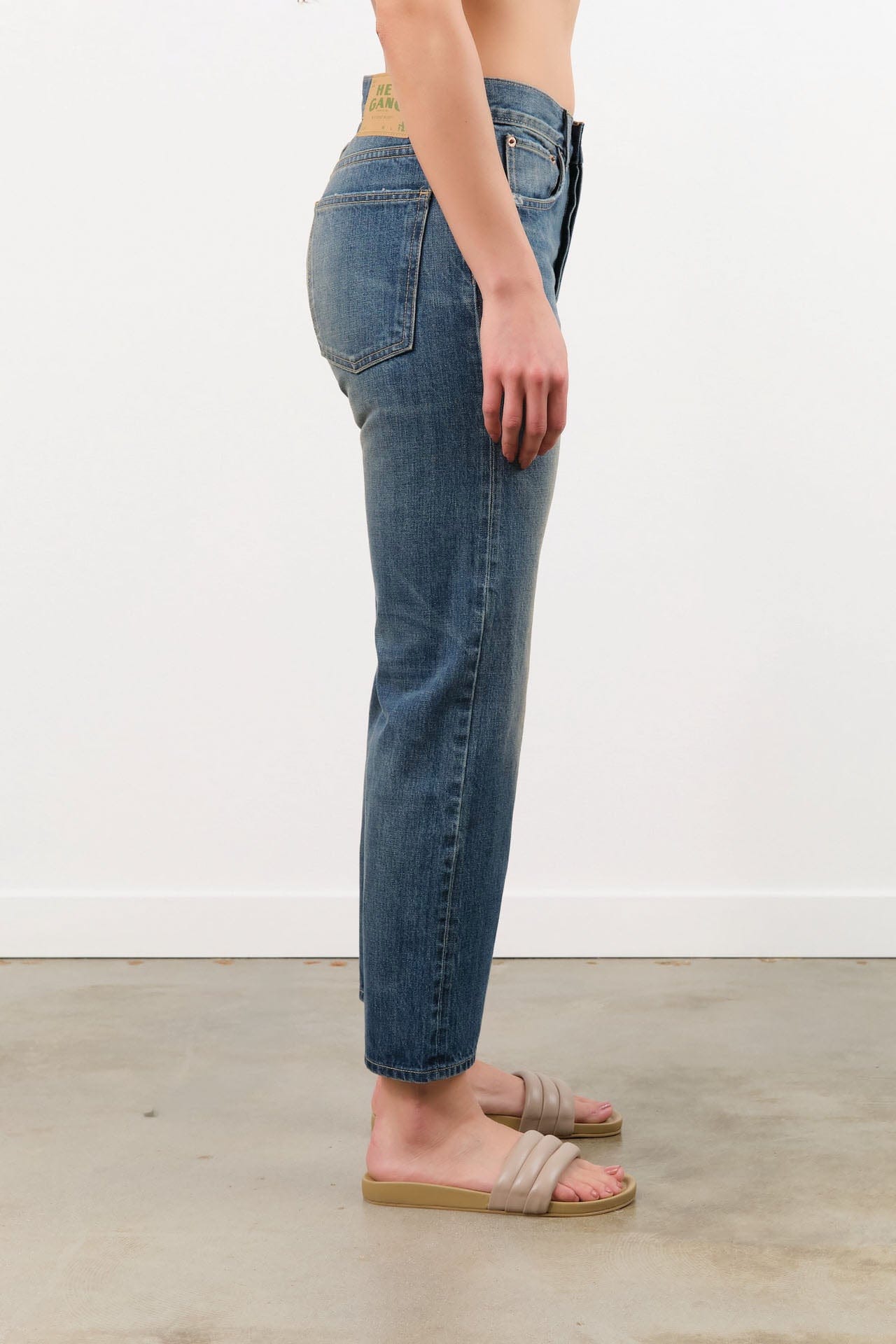 Hey Gang Apparel Womens Denim The Loose Crop Selvedge Jeans