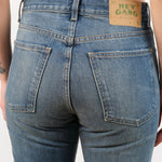 Hey Gang Apparel Womens Denim The Loose Crop Selvedge Jeans