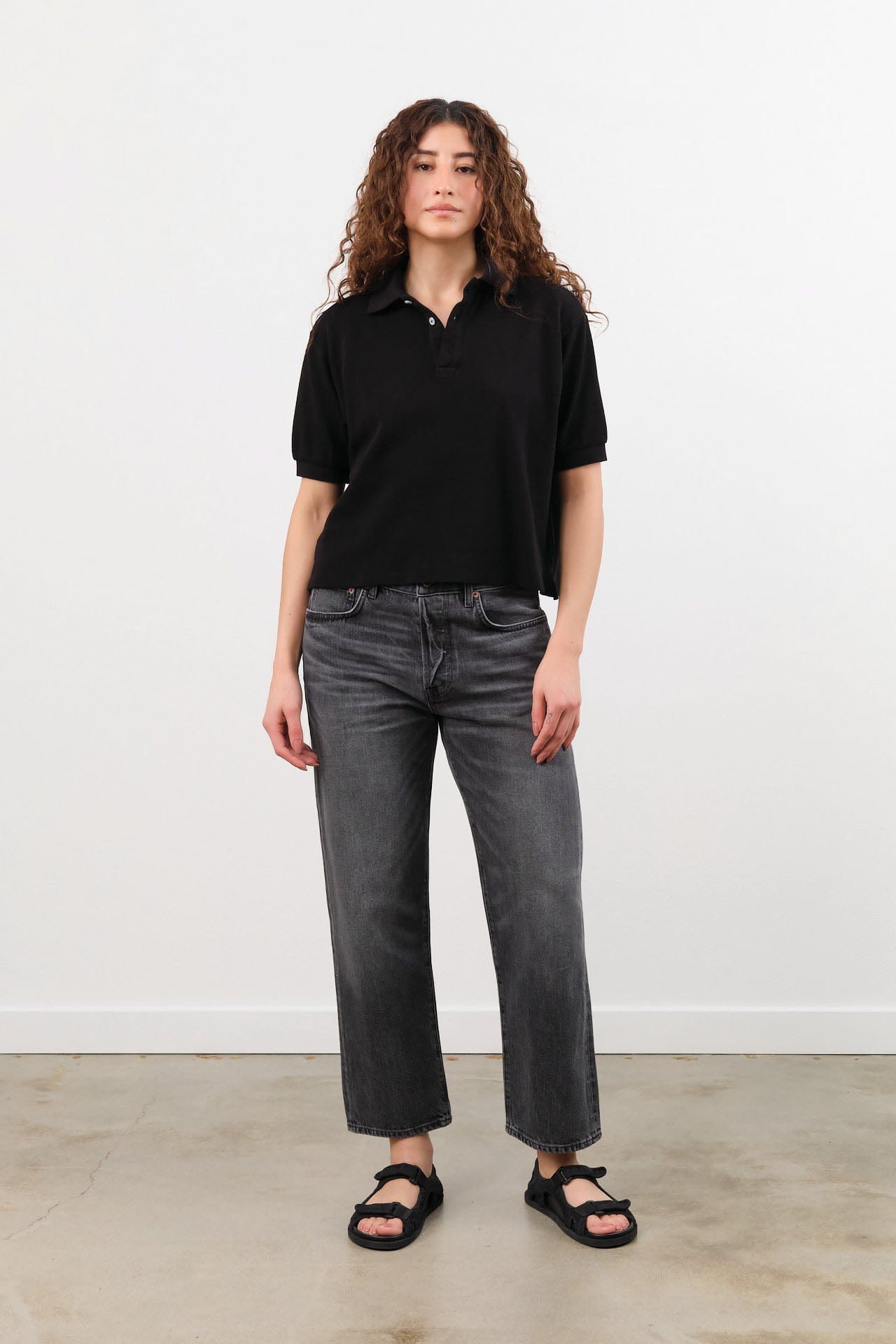 Hey Gang Apparel Womens Denim The Loose Crop Jeans