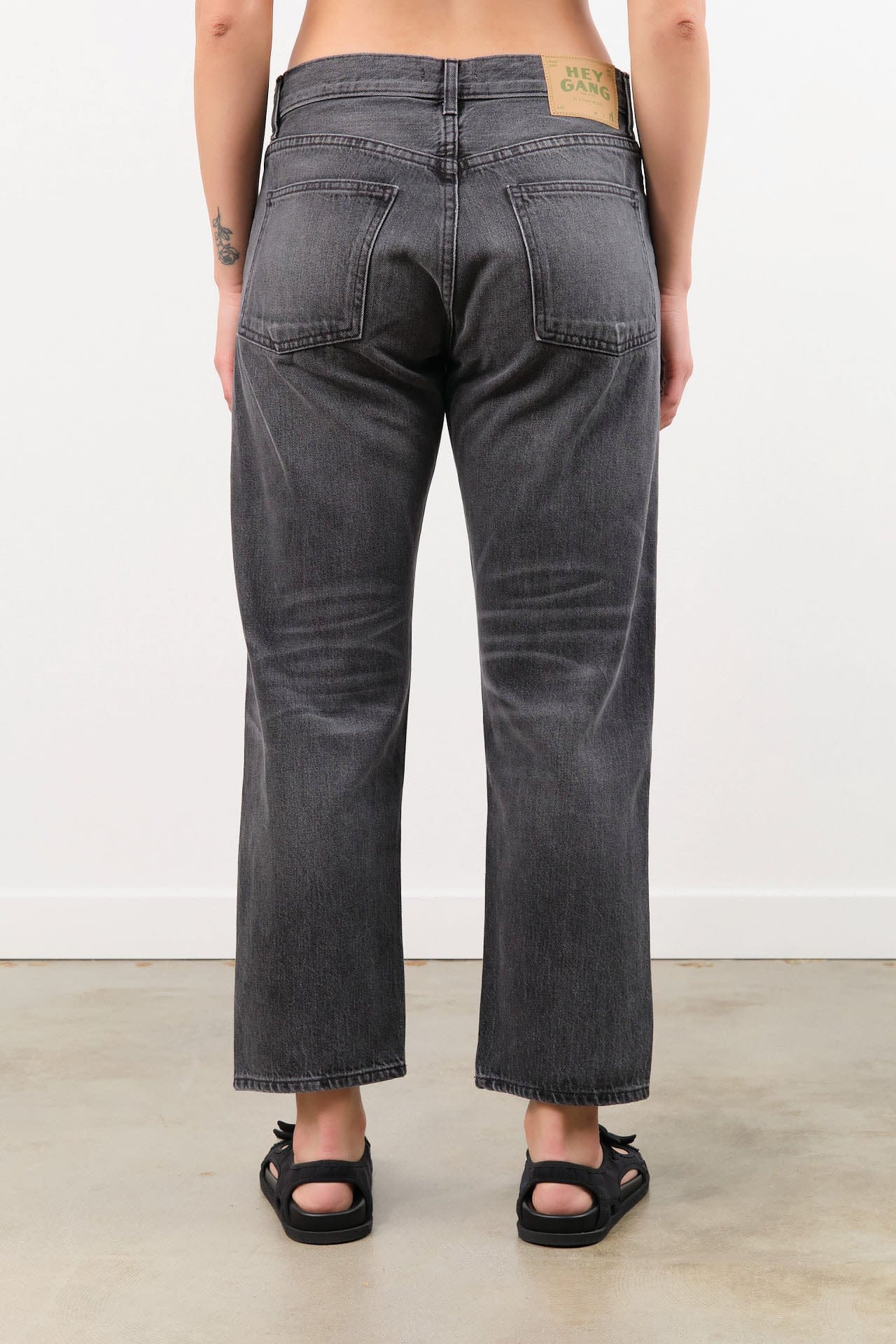 Hey Gang Apparel Womens Denim The Loose Crop Jeans