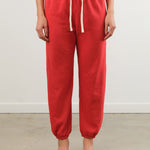Hey Gang Apparel Womens Lounge The Sweatpants in Red