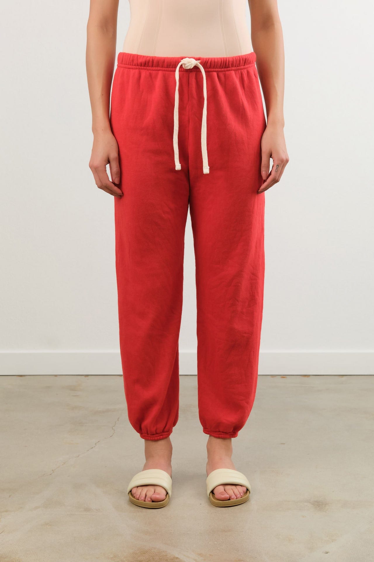 Hey Gang Apparel Womens Lounge The Sweatpants in Red