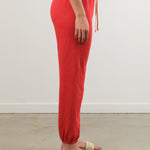 Hey Gang Apparel Womens Lounge The Sweatpants in Red