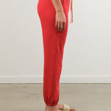 Hey Gang Apparel Womens Lounge The Sweatpants in Red