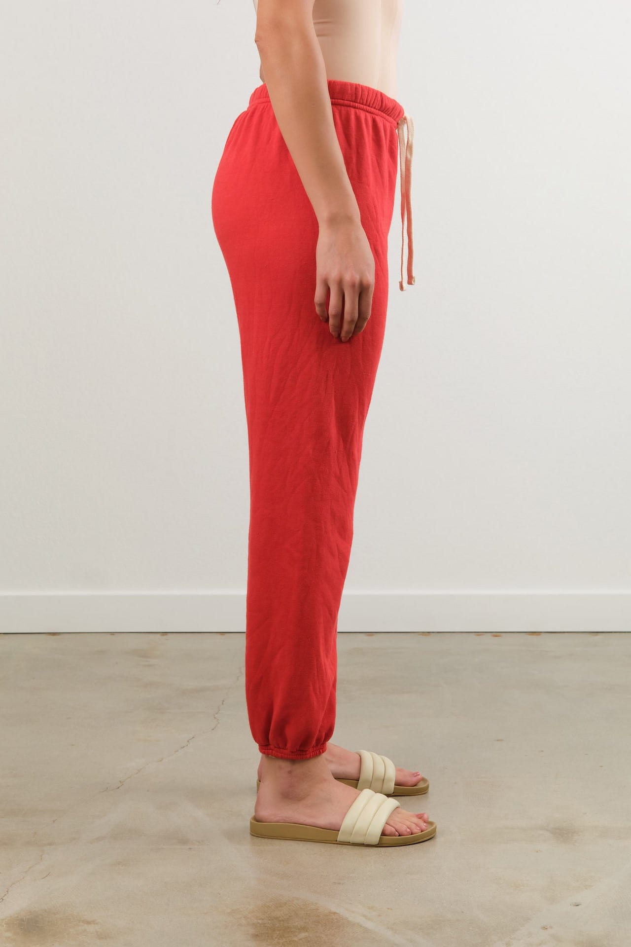 Hey Gang Apparel Womens Lounge The Sweatpants in Red