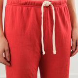Hey Gang Apparel Womens Lounge The Sweatpants in Red