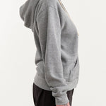 Hey Gang Apparel Womens Lounge The Zip Hoodie in PE Grey
