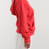 Hey Gang Apparel Womens Lounge The Zip Hoodie in Red