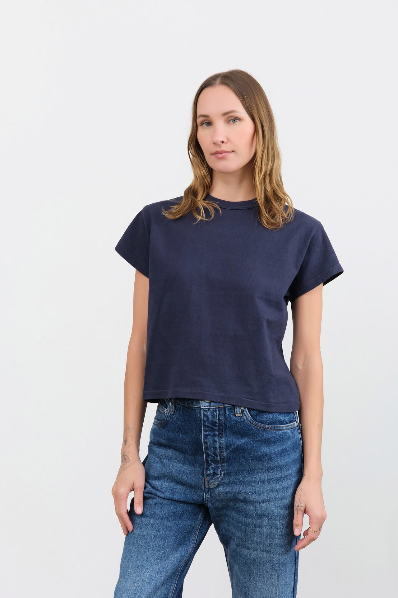 Sunray Sportswear Apparel Womens Tees Hi'aka T-Shirt in Dark Navy