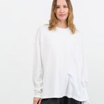 Ichi Antiquites Apparel Womens Tees Loose Pullover White / One Size
