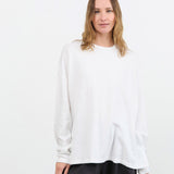 Ichi Antiquites Apparel Womens Tees Loose Pullover White / One Size