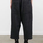 Ichi Antiquites Apparel Womens Pants Wool Gauze Houndstooth Pants Charcoal / One Size
