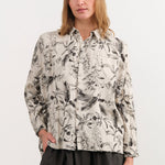 Ichi Antiquities Apparel Womens Blouses Botanical Print Shirt Natural / One Size