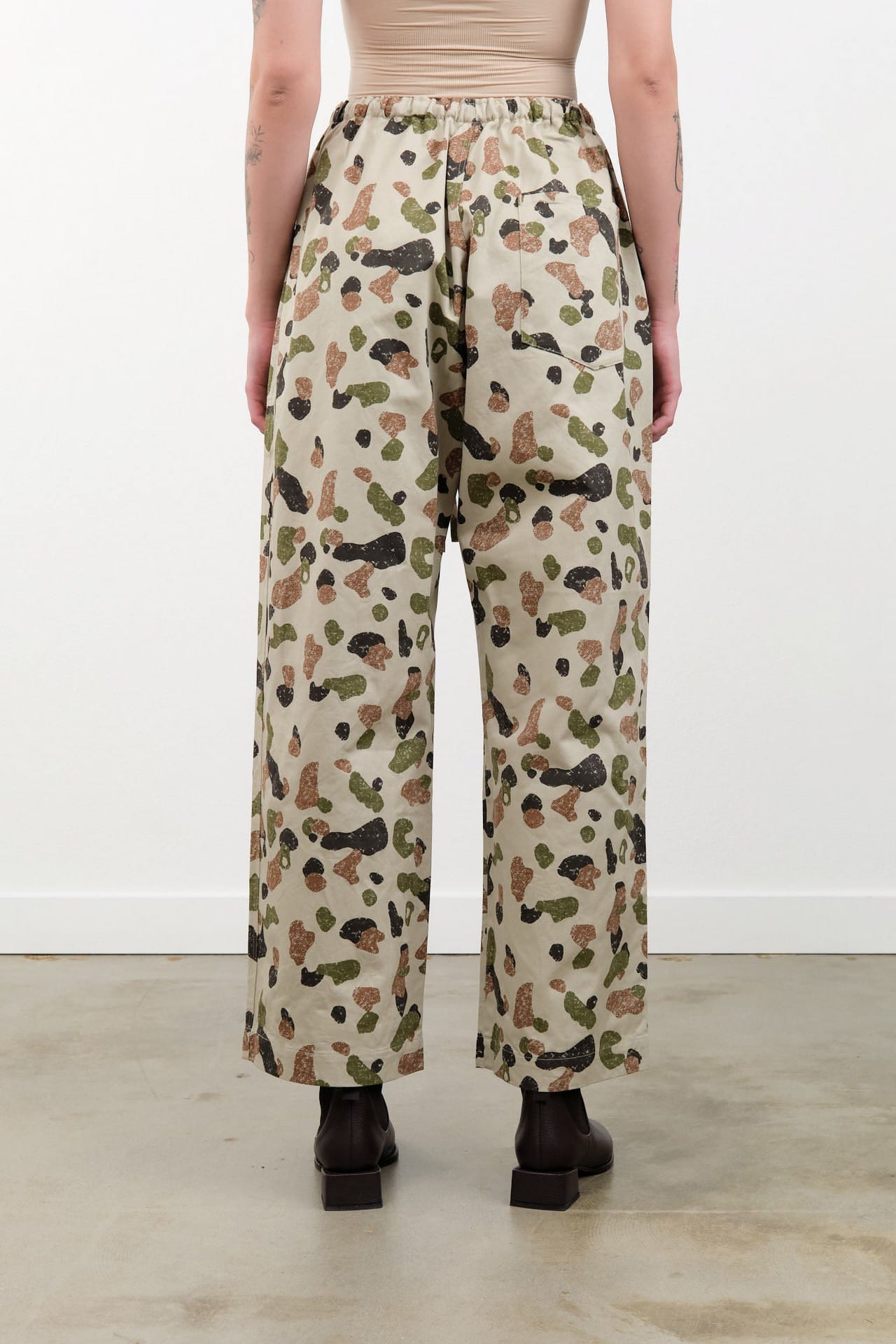 Ichi Antiquities Apparel Womens Pants Camo Pants Beige Camo / One Size