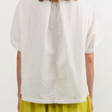 Ichi Antiquities Apparel Womens Blouses Cotton Linen Shirt White / One Size