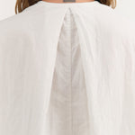 Ichi Antiquities Apparel Womens Blouses Cotton Linen Shirt White / One Size