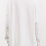 Ichi Antiquities Apparel Womens Lounge Cotton Loose Pullover White / One Size