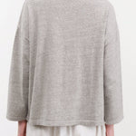Ichi Antiquities Apparel Womens Lounge Cotton Pullover Gray / One Size