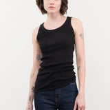 Ichi Antiquities Apparel Womens Lounge Cotton Tank Top in Black Black / One Size